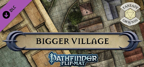 Fantasy Grounds - Pathfinder RPG - Pathfinder Flip-Mat - Bigger Village