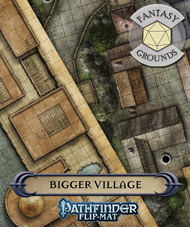 Fantasy Grounds - Pathfinder RPG - Pathfinder Flip-Mat - Bigger Village