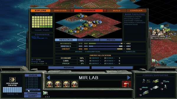 Screenshot of Sid Meier's Alpha Centauri™ Planetary Pack