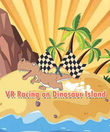 VR Racing on Dinosaur Island