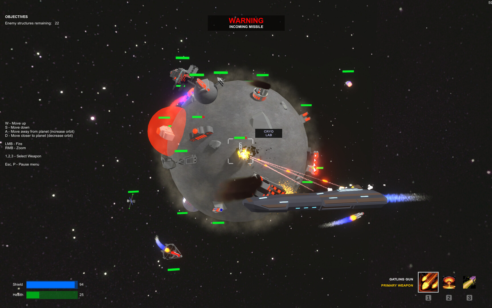 Orbital Bombardment on Steam