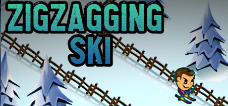 ZigZagging Ski Cover Image