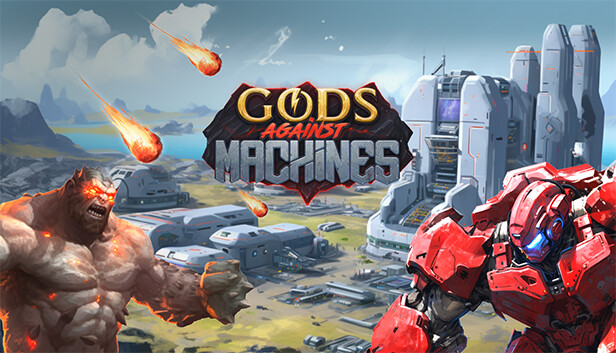Capsule image of "Gods Against Machines" which used RoboStreamer for Steam Broadcasting