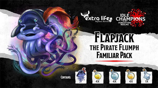 Idle Champions - Flapjack the Pirate Flumph Familiar Pack