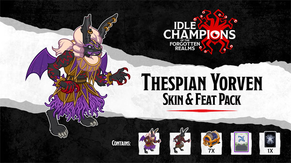 Idle Champions - Thespian Yorven Skin & Feat Pack for steam Idle Champions - Thespian Yorven Skin & Feat Pack for steam