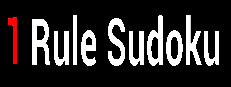 1 Rule Sudoku 게임 이미지