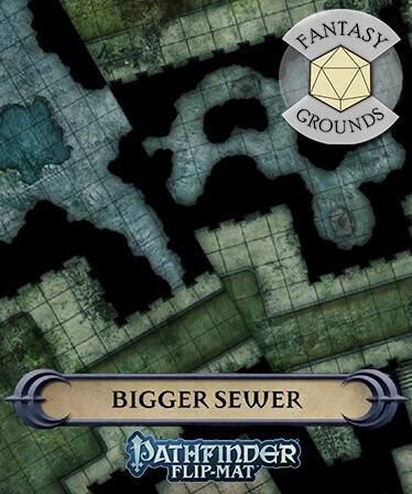 Fantasy Grounds - Pathfinder RPG - Pathfinder Flip-Mat - Bigger Sewer