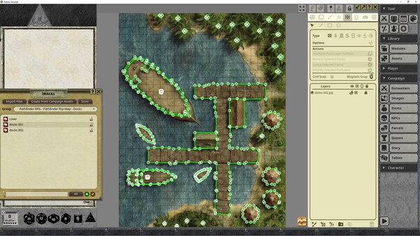 Fantasy Grounds - Pathfinder RPG - Pathfinder Flip-Mat: Docks