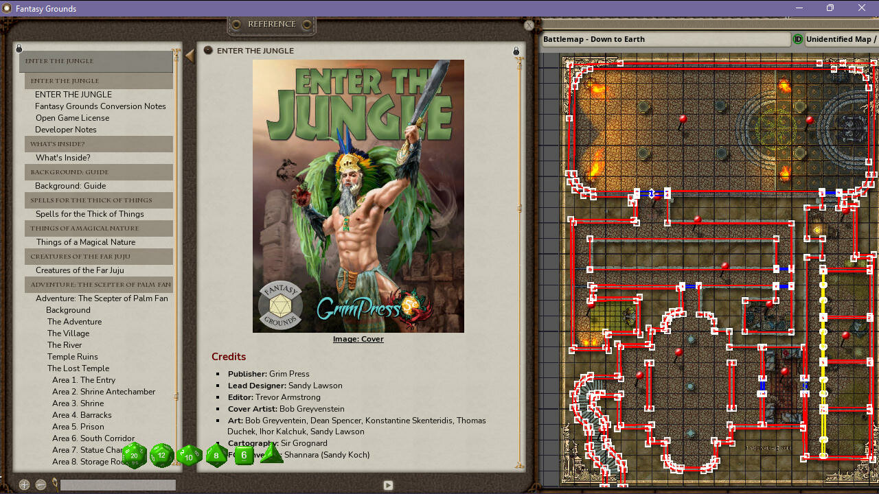 Fantasy Grounds - Enter the Jungle screenshot screenshot 1