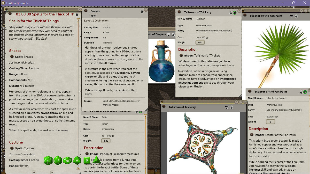 Fantasy Grounds - Enter the Jungle screenshot thumbnail screenshot 3