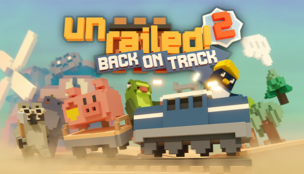 Capsule image of "Unrailed 2: Back on Track" which used RoboStreamer for Steam Broadcasting