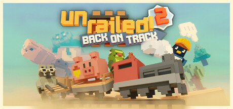 Steam header art for Unrailed 2: Back on Track