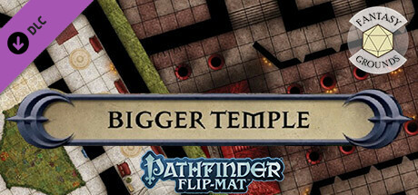 Fantasy Grounds - Pathfinder RPG - Pathfinder Flip-Mat: Bigger Temple
