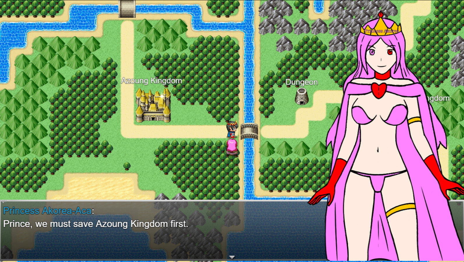 Animeahikoaprinceaverse A2: Prince Ajapanadam & Princess A PC gameplay screenshot 1 of 6