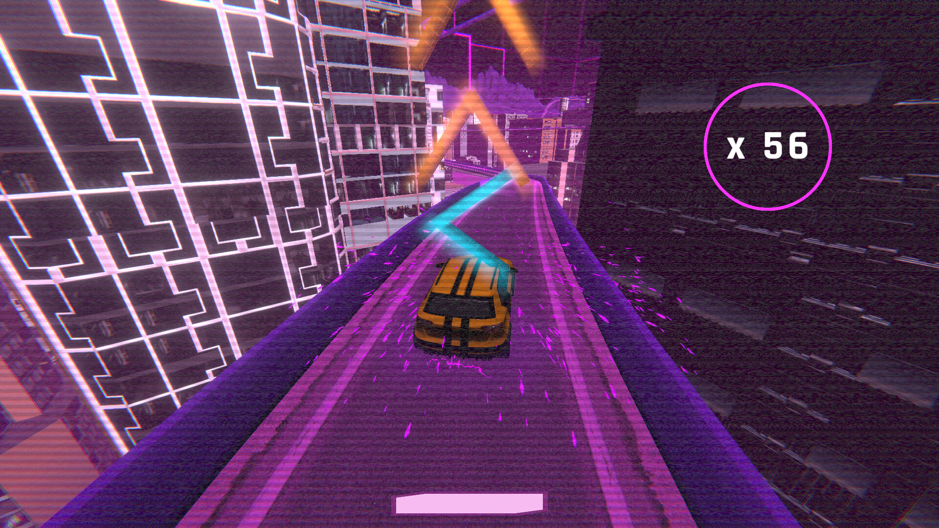 Rhythm Drive: Synthwave City PC gameplay screenshot 2 of 8
