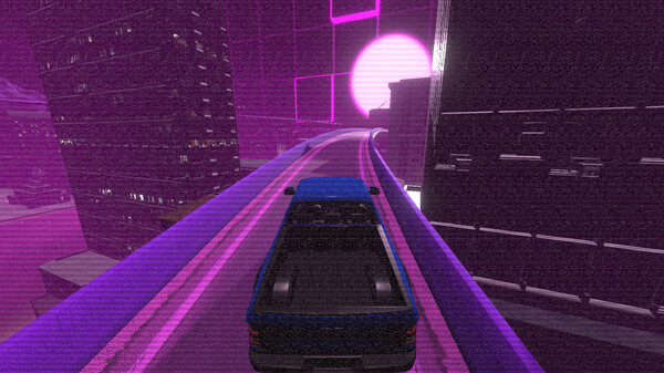 Скриншот из Rhythm Drive: Synthwave City
