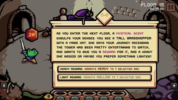 Screenshot of Die in the Dungeon PROLOGUE