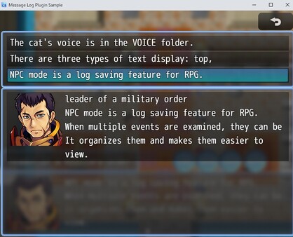 RPG Maker MZ - Message log plug-ins