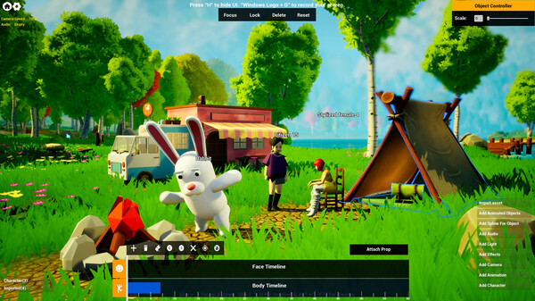Supersaga - Create high quality 3D Animationsfor windows and Linux 1