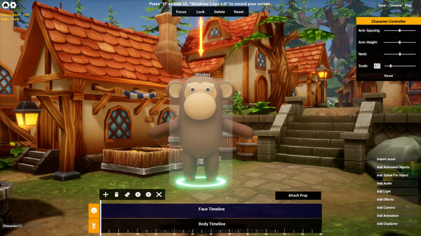 Скриншот из Supersaga - Create High Quality 3D animations  or cartoon series easily.