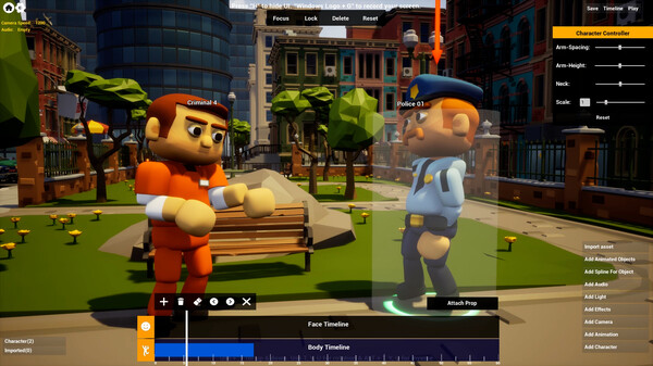 Supersaga - Create high quality 3D Animations game for Linux 1