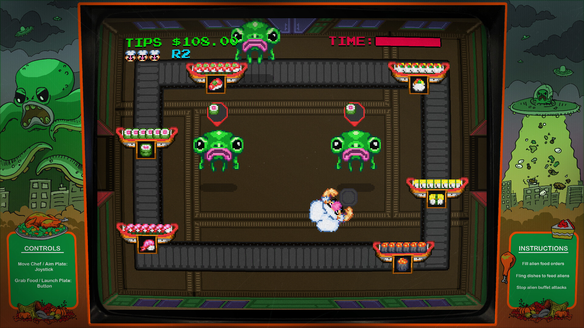 Digital Eclipse Arcade Invasion of the Buffet Snatchers on Steam