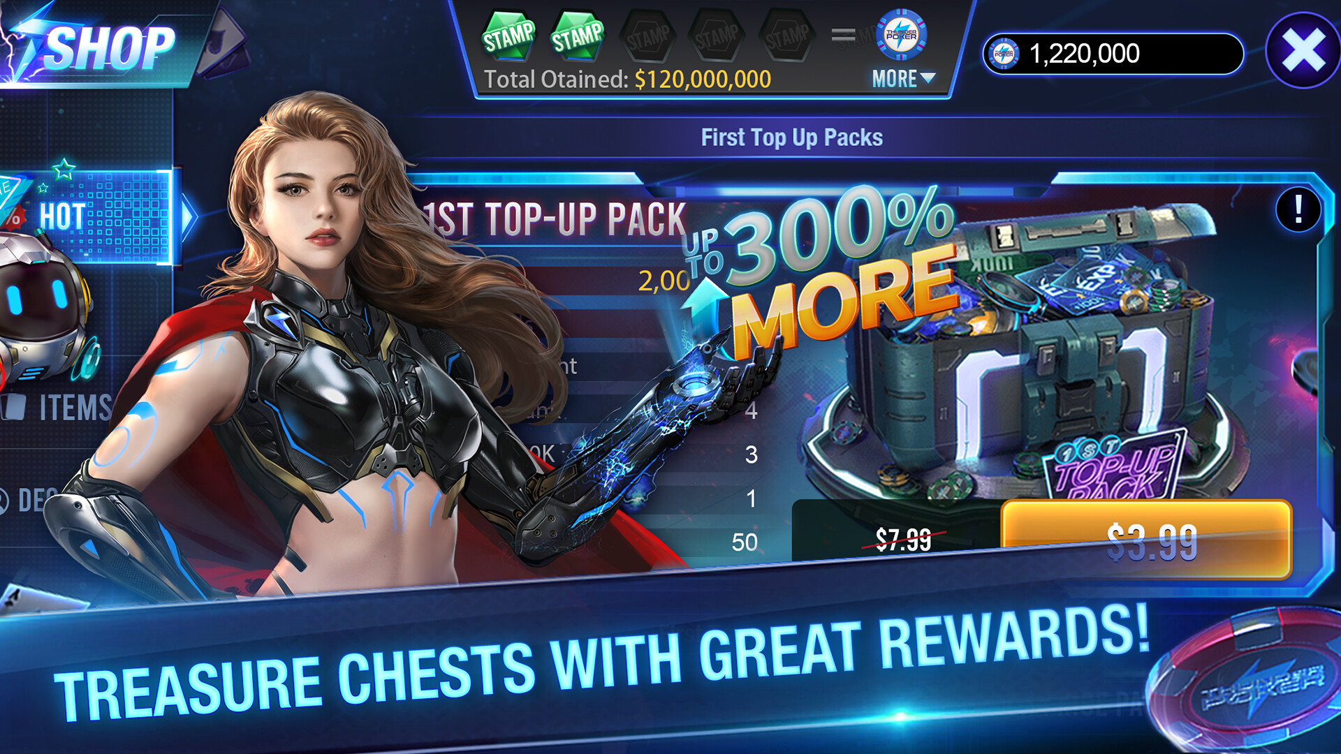 Thunderbolt Poker screenshot 1