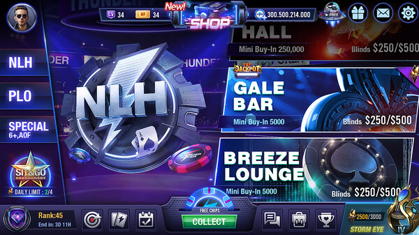 Скриншот из Thunderbolt Poker