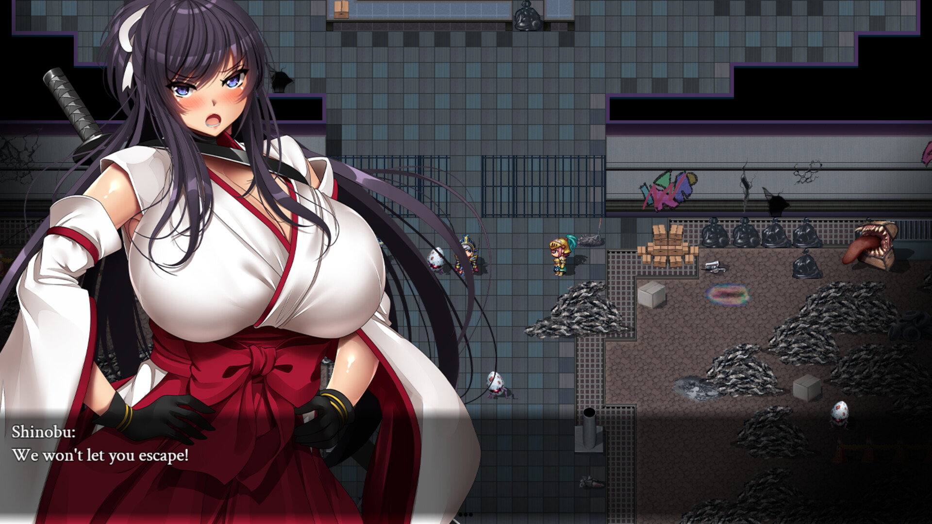 Kunoichi demon slayers kagura games