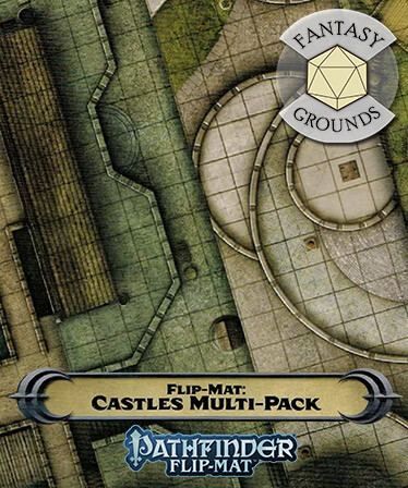 Fantasy Grounds - Pathfinder RPG - Pathfinder Flip-Mat: Castle Multi-Pack