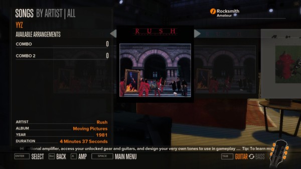 Rocksmith - Rush - YYZ for steam