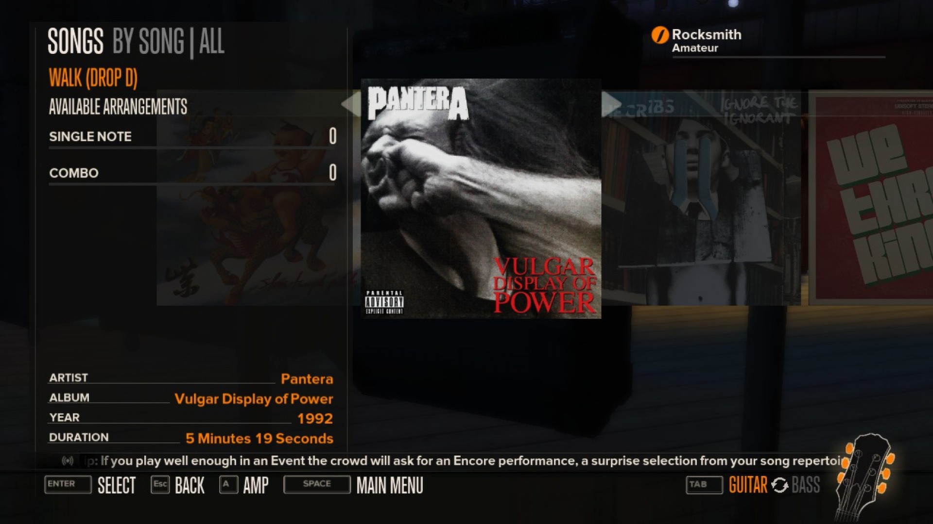 Rocksmith - Pantera - Walk Featured Screenshot #1