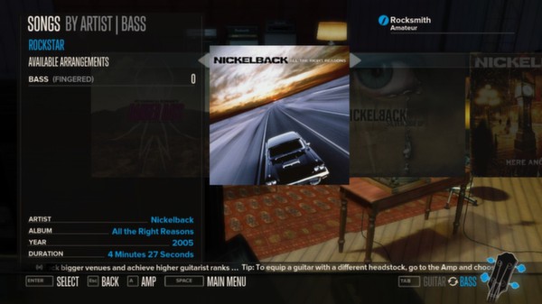 Rocksmith - Nickelback - Rockstar for steam