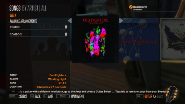 Rocksmith - Foo Fighters - Walk for steam
