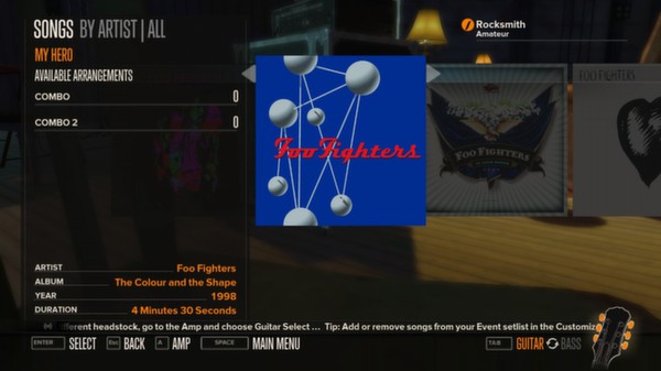 Rocksmith - Foo Fighters - My Hero for steam