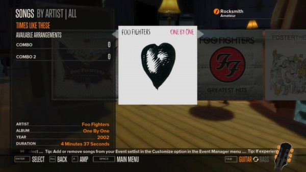 Rocksmith - Foo Fighters - Times Likes These for steam