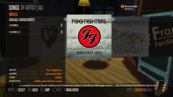 Rocksmith - Foo Fighters - Wheels for steam