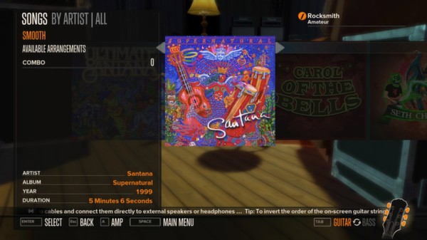 Rocksmith - Santana Feat Rob Thomas - Smooth