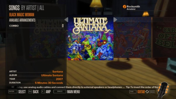 Rocksmith - Santana Song Pack for steam