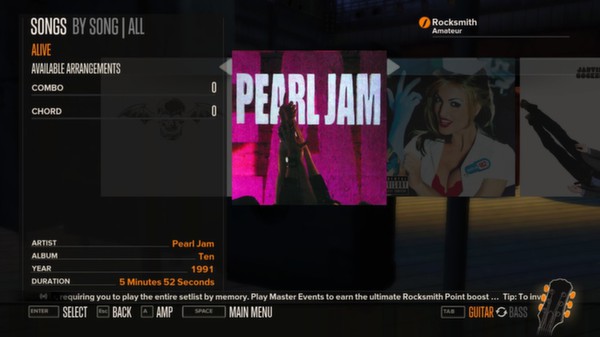 Rocksmith - Pearl Jam - Alive for steam