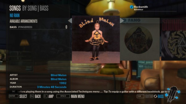 Rocksmith - Blind Melon - No Rain for steam