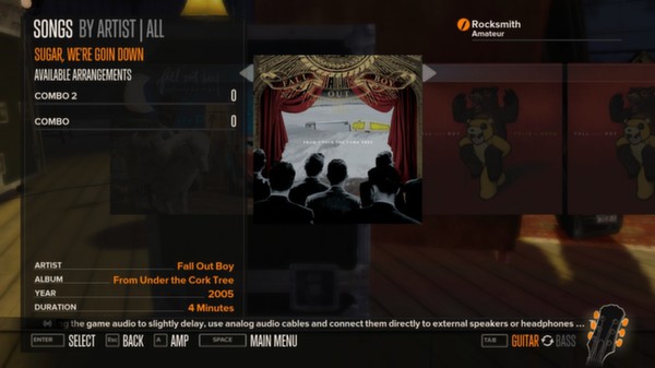 Rocksmith - Fall Out Boy - Sugar, We're Goin Down for steam