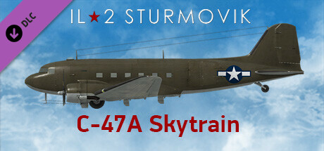 il-2 sturmovik: c-47a skytrain collector plane vertical card thumbnail