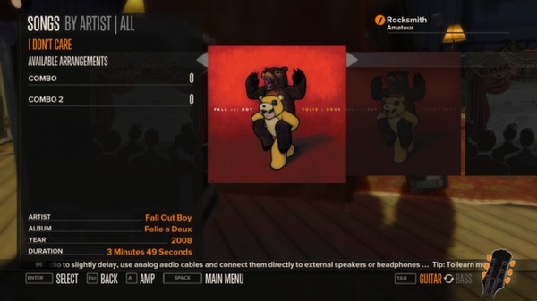 Rocksmith - Fall Out boy - I Don't Care for steam Rocksmith - Fall Out boy - I Don't Care for steam