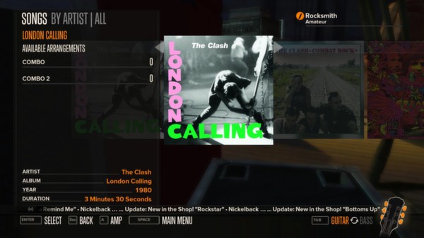Rocksmith - The Clash - London Calling for steam