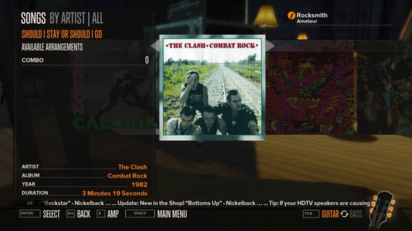 Rocksmith - The Clash - Should I Stay or Should I Go for steam