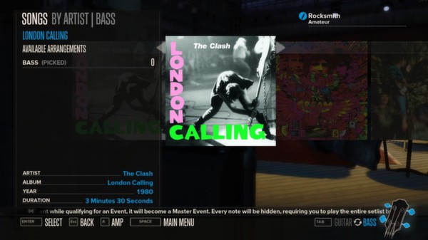 Rocksmith - The Clash Song-Pack for steam