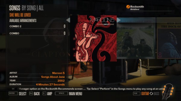 Rocksmith - Maroon 5 - She Will Be Loved for steam