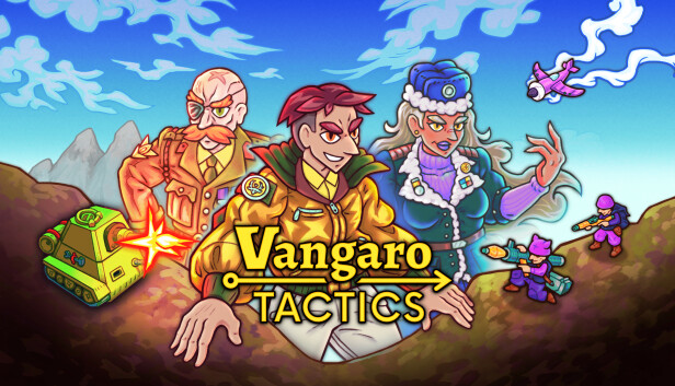 Imagen de la cápsula de "Vangaro Tactics" que utilizó RoboStreamer para las transmisiones en Steam