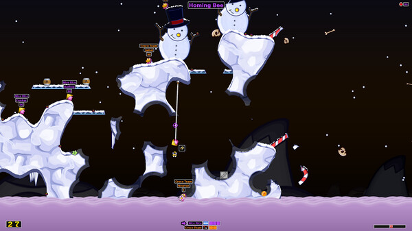 Скриншот из Hedgewars